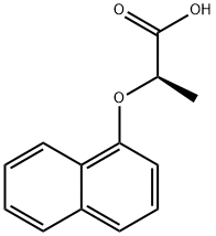 2-(Napth-1-yloxy)propionic acid Struktur