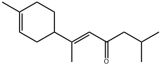 (E)-6-Methyl-2-(4-methyl-3-cyclohexen-1-yl)-2-hepten-4-one Struktur