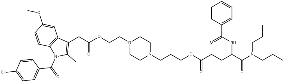 PROGLUMETACIN MALEATE Struktur