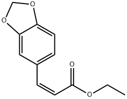 ethyl (Z)-3-(1,3-benzodioxol-5-yl)acrylate  Struktur