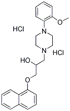 NAFTOPIDIL DIHYDROCHLORIDE Struktur