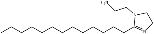 4,5-dihydro-2-tridecyl-1H-imidazole-1-ethylamine Struktur