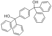 alpha,alpha,alpha',alpha'-Tetraphenyl-1,4-benzenedimethanol Struktur