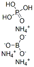 Ammonium borate phosphate Struktur