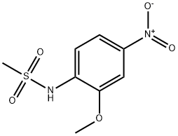 N-(2-METHOXY-4-NITRO-PHENYL)-METHANESULFONAMIDE Struktur