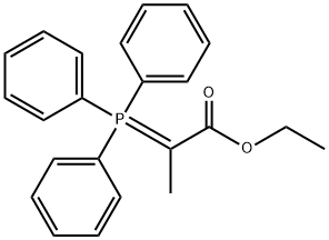 Ethyl 2-(triphenylphosphoranylidene)propionate Struktur