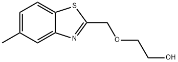 Ethanol, 2-[(5-methyl-2-benzothiazolyl)methoxy]- (7CI,8CI) Struktur