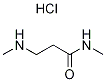 N-Methyl-3-(methylamino)propanamide hydrochloride Struktur