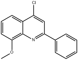 4-Chloro-8-methoxy-2-phenylquinoline Struktur