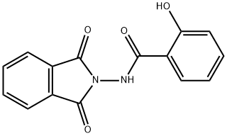 N-[2-(1,3-Dihudro-1,3-dioxo-2H-isoindolys)]2-hydroxybenzoylamide Struktur