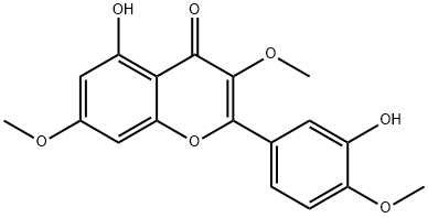 2-(3-ヒドロキシ-4-メトキシフェニル)-3,7-ジメトキシ-5-ヒドロキシ-4H-1-ベンゾピラン-4-オン