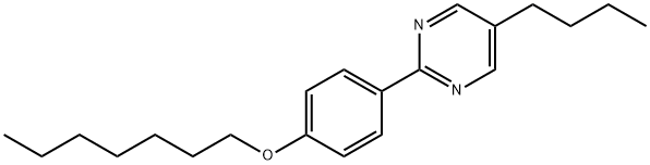 5-BUTYL-2-(4-HEPTYLOXY-PHENYL)-PYRIMIDINE Struktur