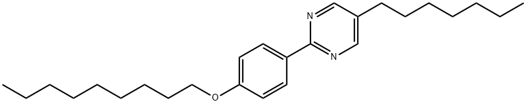 5-Heptyl-2-(4-nonyloxyphenyl)-pyrimidine Struktur