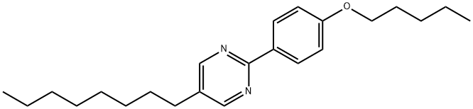 5-Octyl-2-[4-(pentyloxy)-phenyl]-pyrimidine Struktur