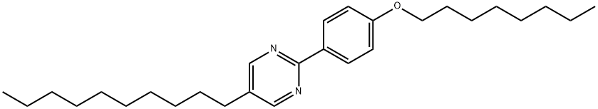 5-DECYL-2-(4-OCTYLOXYPHENYL)PYRIMIDINE Struktur