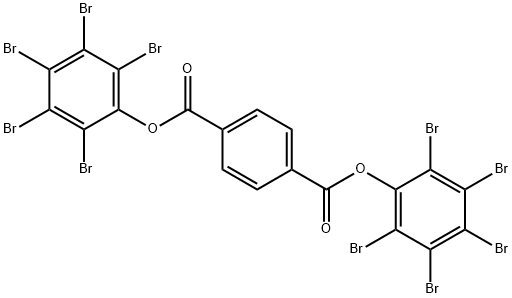 bis(pentabromophenyl) terephthalate Struktur