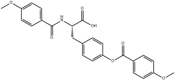 N-o-Dicarbobenzoxy-L-tyrosine Struktur