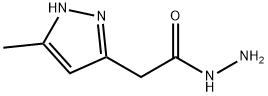 1H-Pyrazole-3-acetic  acid,  5-methyl-,  hydrazide Struktur