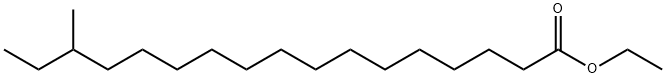 15-Methylheptadecanoic acid ethyl ester Struktur