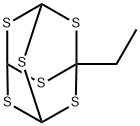 1-Ethyl-2,4,6,8,9,10-hexathiaadamantane Struktur