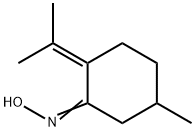 5-METHYL-2-(1-METHYLETHYLIDENE)CYCLOHEXAN-1-ONE OXIME Struktur