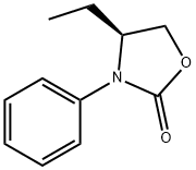 (S)-4-ETHYL-3-PHENYLOXAZOLIDIN-2-ONE Struktur