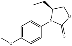 (S)-4-ETHYL-3-(4-METHOXYPHENYL)OXAZOLIDIN-2-ONE Struktur