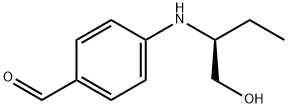 (S)-4-(1-HYDROXYMETHYL-PROPYLAMINO)BENZALDEHYDE Struktur