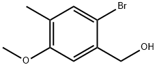 (2-Bromo-5-methoxy-4-methylphenyl)methanol Struktur