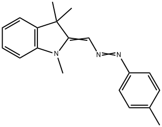 1,3,3-trimethyl-2-[[(p-tolyl)azo]methylene]indoline Struktur