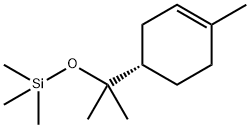 [1-Methyl-1-[(S)-4-methyl-3-cyclohexen-1-yl]ethoxy]trimethylsilane Struktur