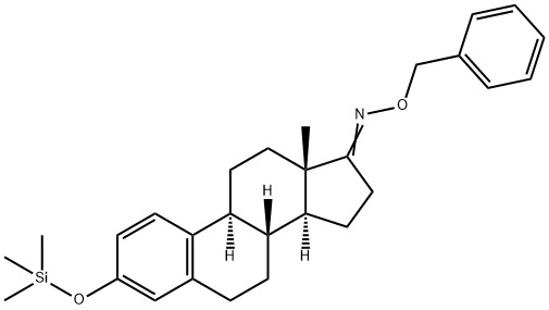 3-(Trimethylsiloxy)estra-1,3,5(10)-trien-17-one O-benzyl oxime Struktur