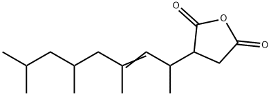 dihydro-3-(1,3,5,7-tetramethyl-2-octenyl)furan-2,5-dione Struktur