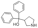 Diphenyl-pyrrolidin-3-yl-methanol Struktur