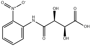 Butanoic  acid,2,3-dihydroxy-4-[(2-nitrophenyl)amino]-4-oxo-,(2S,3S)- Struktur