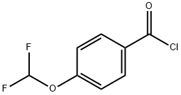 4-(DIFLUOROMETHOXY)BENZOYL CHLORIDE Struktur