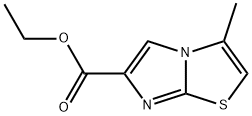 3-METHYLIMIDAZO[2,1-B]THIAZOLE-6-CARBOXYLIC ACID ETHYL ESTER Struktur