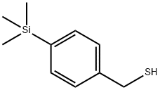 P-(TRIMETHYLSILYL)PHENYLMETHANETHIOL Struktur