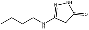 3H-Pyrazol-3-one,  5-(butylamino)-2,4-dihydro- Struktur