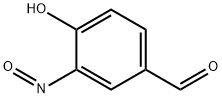 4-Hydroxy-3-nitrosobenzaldehyde Struktur