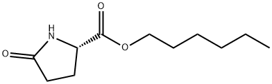 hexyl 5-oxo-L-prolinate Struktur