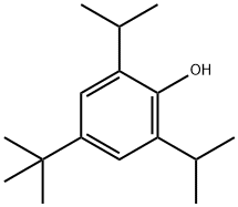 4-tert-Butyl-2,6-diisopropylphenol Struktur