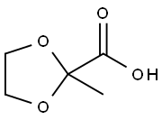 1,3-Dioxolane-2-carboxylicacid, 2-methyl- Struktur