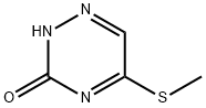 1,2,4-Triazin-3(2H)-one,5-(methylthio)-(9CI) Struktur