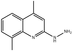 2-HYDRAZINO-4,8-DIMETHYLQUINOLINE Struktur