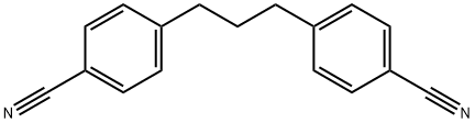 1,3-bis(4-cyanophenyl)propane Struktur