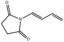 Succinimide, N-1,3-butadienyl-, trans- (7CI) Struktur