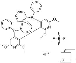 (R)-(+)-2,2',6,6'-TETRAMETHOXY-4,4'-BIS(DIPHENYLPHOSPHINO)-3,3'-BIPYRIDINE(1,5-CYCLOOCTADIENE)RHODIUM(I) TETRAFLUOROBORATE price.