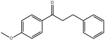 1-(4-methoxyphenyl)-3-phenyl-propan-1-one Struktur