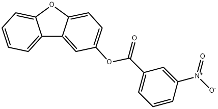 2-Dibenzofuranol,3-nitrobenzoate(9CI) Struktur